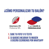 Balón de Fútbol Americano Tamaño Profesional (1 Gajo)